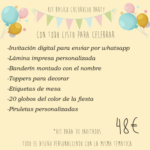 Kit de fiesta personalizado