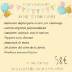Kit de fiesta preparado
