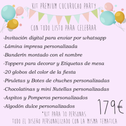 Kit fiesta personalizado