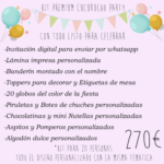 Kit de fiesta preparado