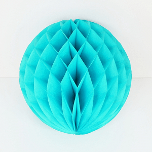 bola-nido-de-abeja-turquesa