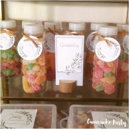 Botes de chuches personalizados