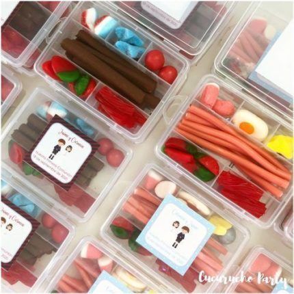 Cajas de chuches personalizados