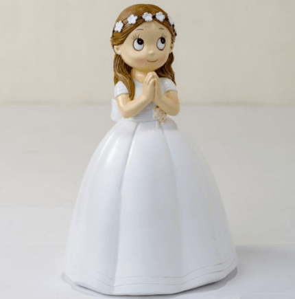 Muñeca comunión tarta