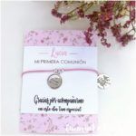 Pulsera comunión con tarjeta