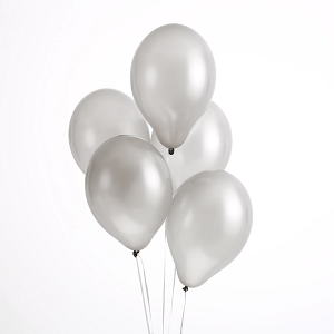 globos-plateados
