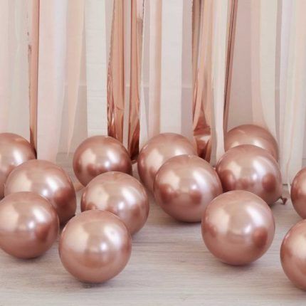 globos-rosa-dorado