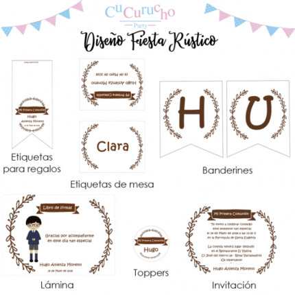 Kit diseño rustico