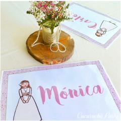 Mantel individual personalizado