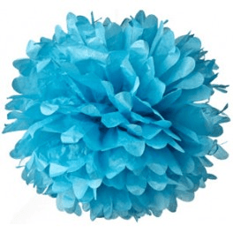 pompon-de-seda-azul