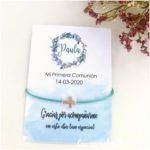 Pulsera comunión con tarjeta