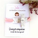 Pulsera comunión con tarjeta