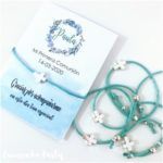 Pulsera comunión con tarjeta