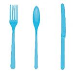 set-cubiertos-azul