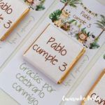 Chocolatinas con tarjetas