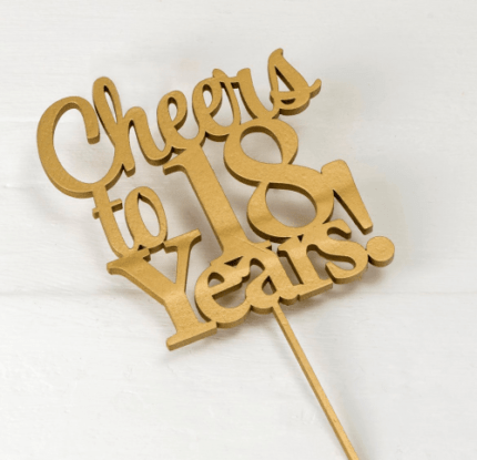 Topper Cheers to 18 years
