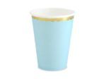 vaso azul dorado