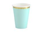 vaso verde dorado